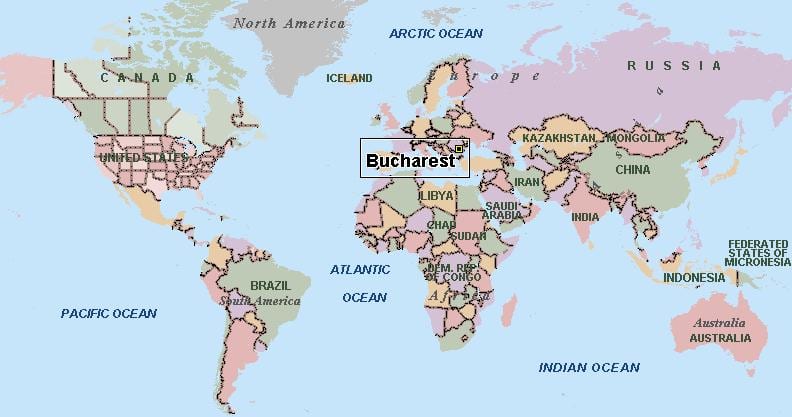 Карта бухарестского света 