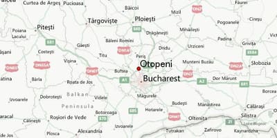 Аеродром отопени мапи